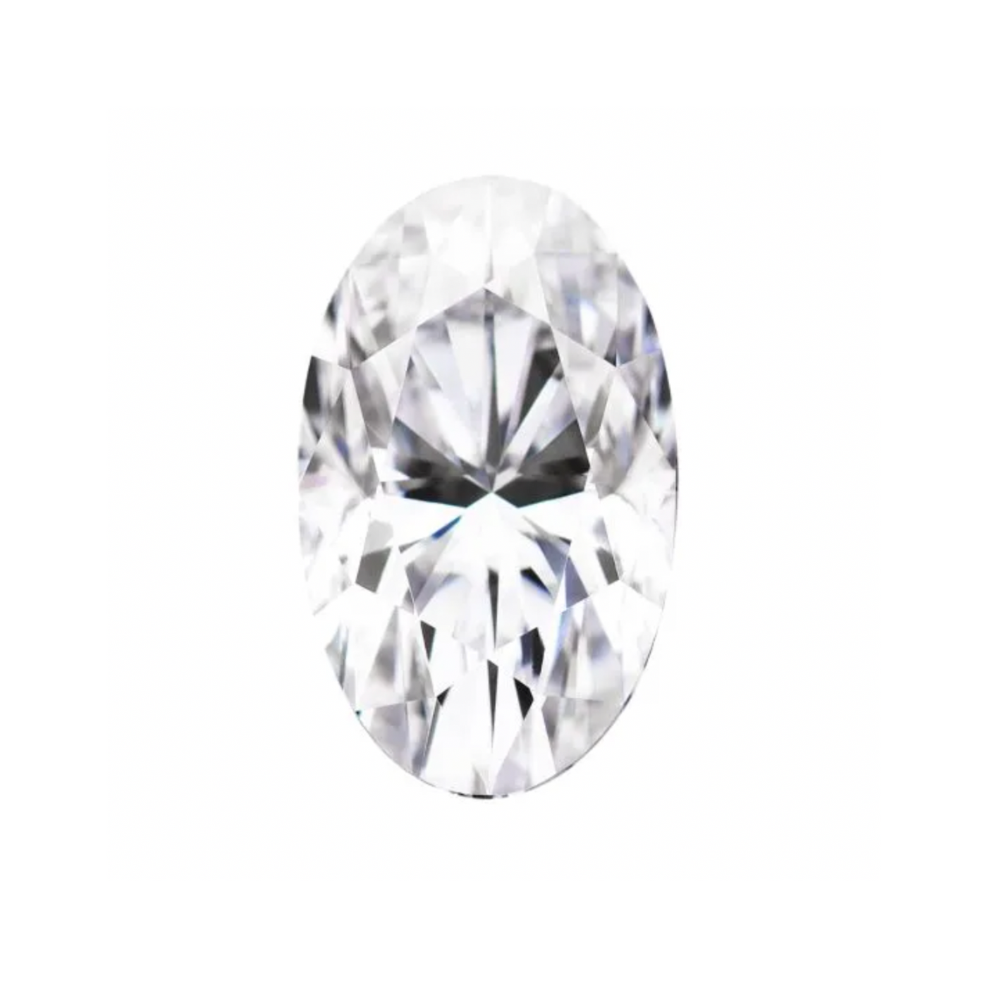 Colorless Moissanite ~ Elongated Oval Cut