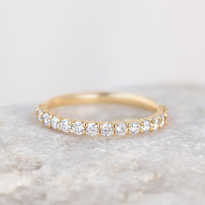 Avalon ~ Diamond Wedding Ring