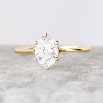 Clementine 6 ~  Oval Cut Ring