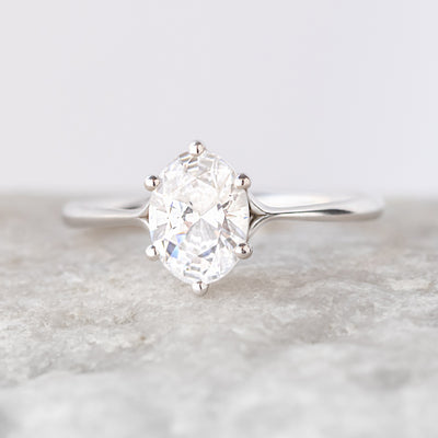 Clementine 6 ~  Oval Cut Ring