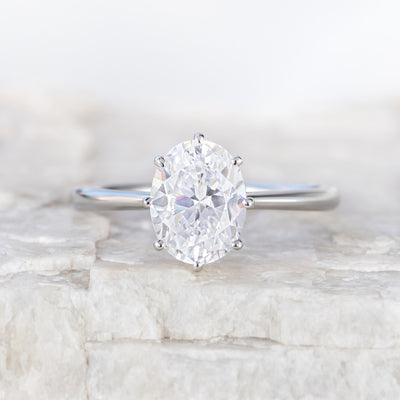 Annabelle Scallop Detail Solitaire Ring