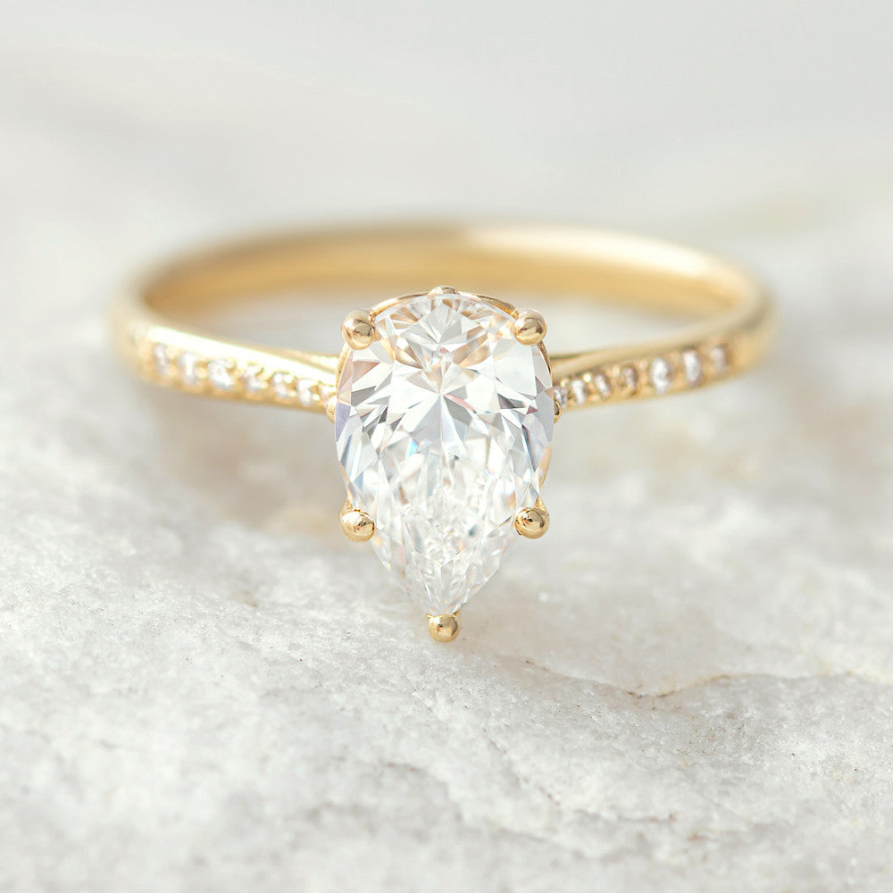 Lila Pear Cut Engagement Ring