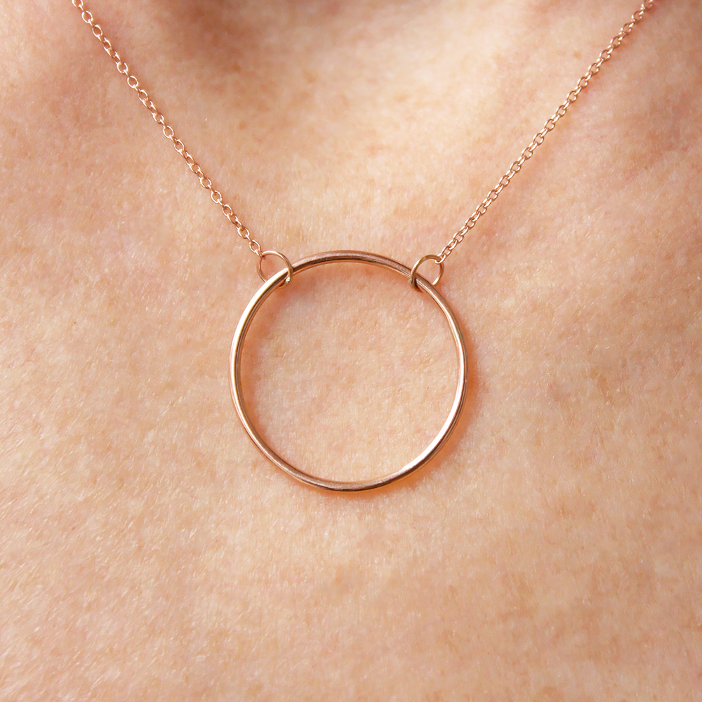 Circle 'O' Ethical Gold Necklace