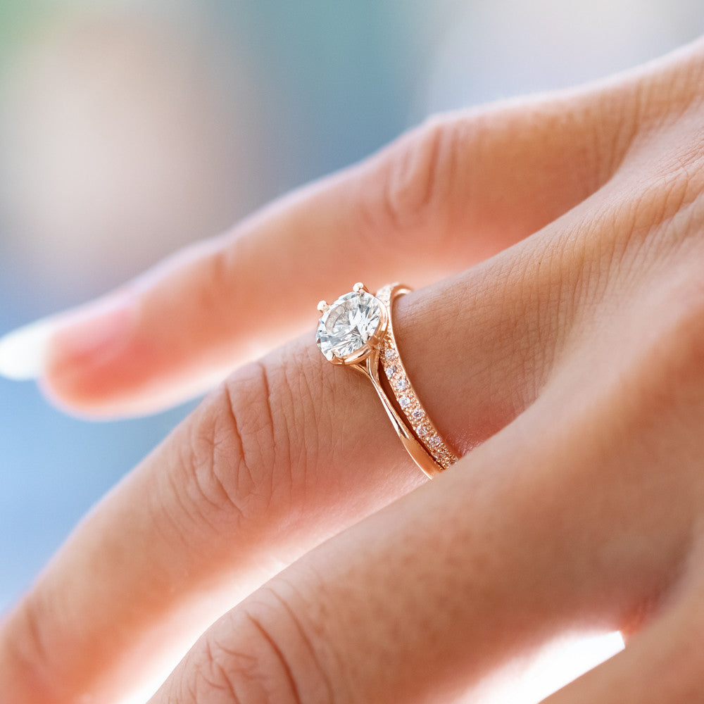 Chloe Petite Pave Ethical Diamond Ring