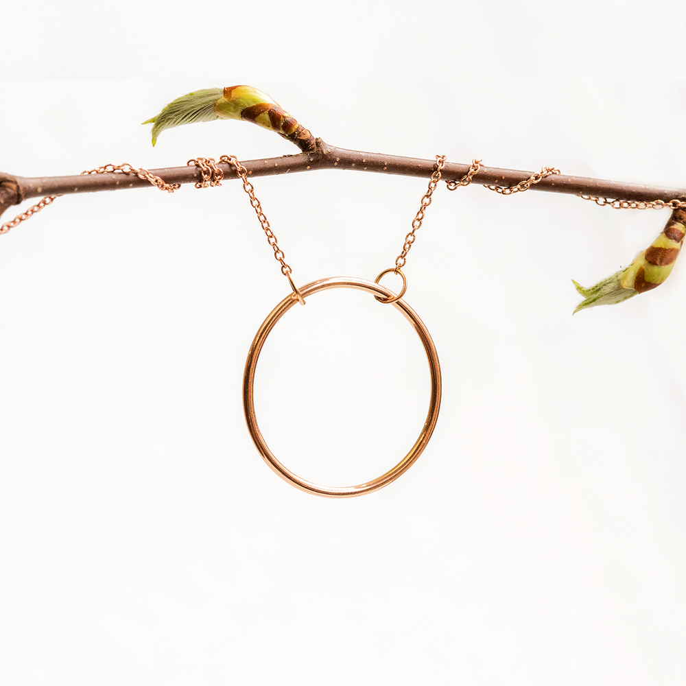 Circle 'O' Ethical Gold Necklace