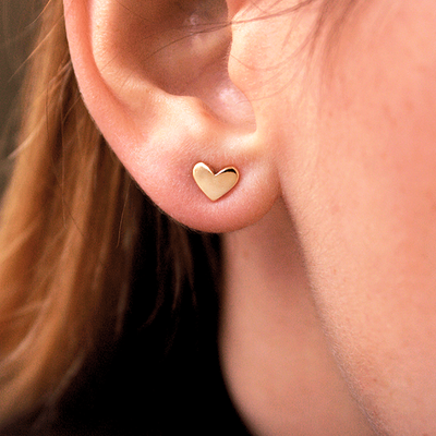 Heart Charm Earrings