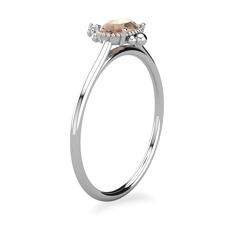 Vintage Inspired Ethical Oval Gemstone Ring