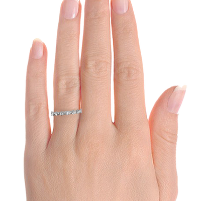 Rose Petite Canadian Diamond Eternity Ring