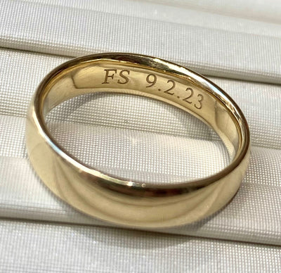 Personalize Your Engagement Ring with Interior Engraving or Hidden Birthstones: Customized Details with Deep Meaning