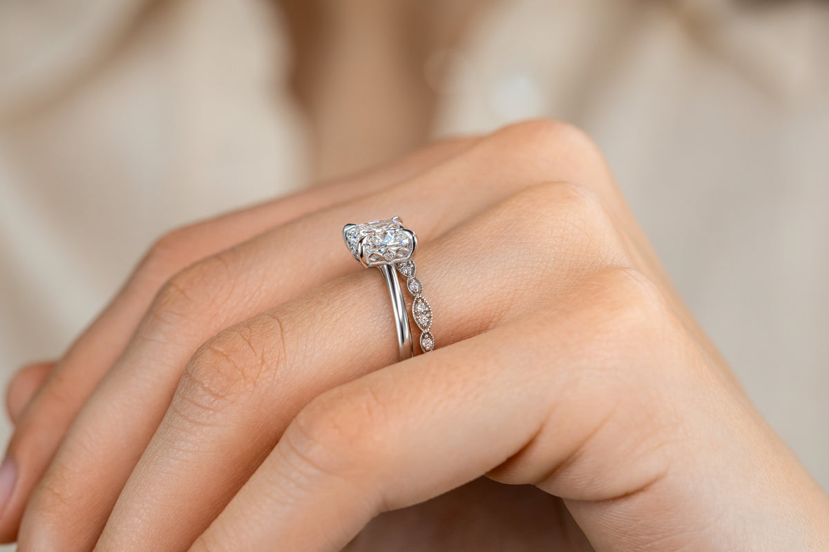 Hidden Accent Rings Hidden Accent Engagement Rings - Subtle & Unique – Laura-Preshong-Jewelry