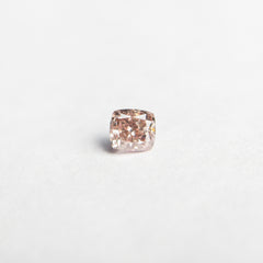 0.13ct 2.86x2.63x1.93mm GIA Fancy Orangy Pink Cushion Brilliant 🇦🇺 24101-01