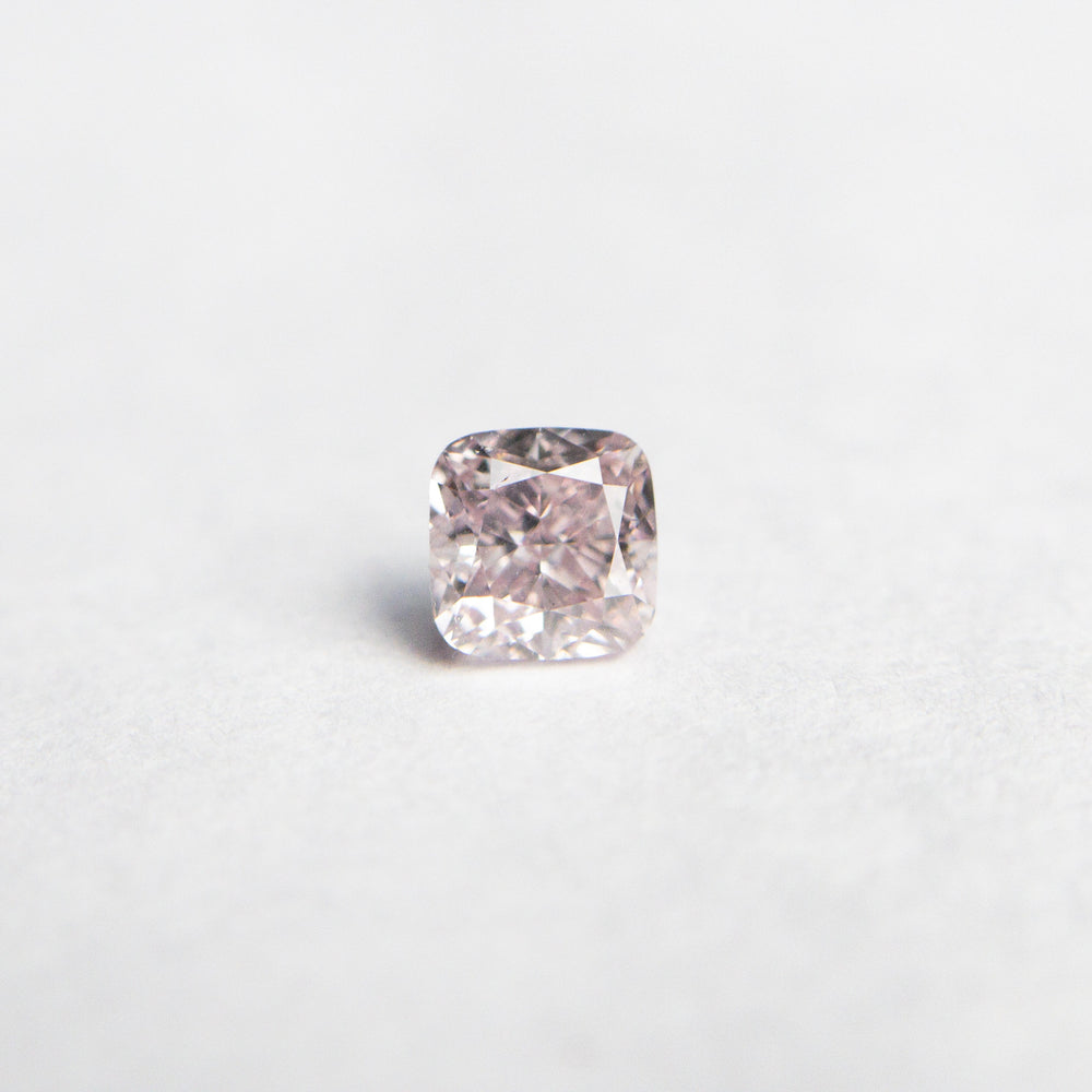 0.26ct 3.42x3.37x2.43mm GIA SI1 Fancy Purplish Pink Cushion Brilliant 🇦🇺 24102-01