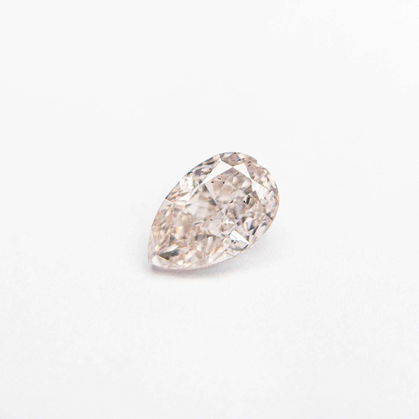 0.46ct 5.85x3.80x2.65mm SI2 Fancy Light Brownish Pink Pear Brilliant 🇦🇺 24118-01