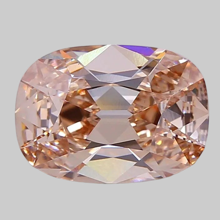 ANTIQUE ELONGATED CUSHION 2.93ct VS1 LIGHT BROWN EXCELLENT EF96F62FC