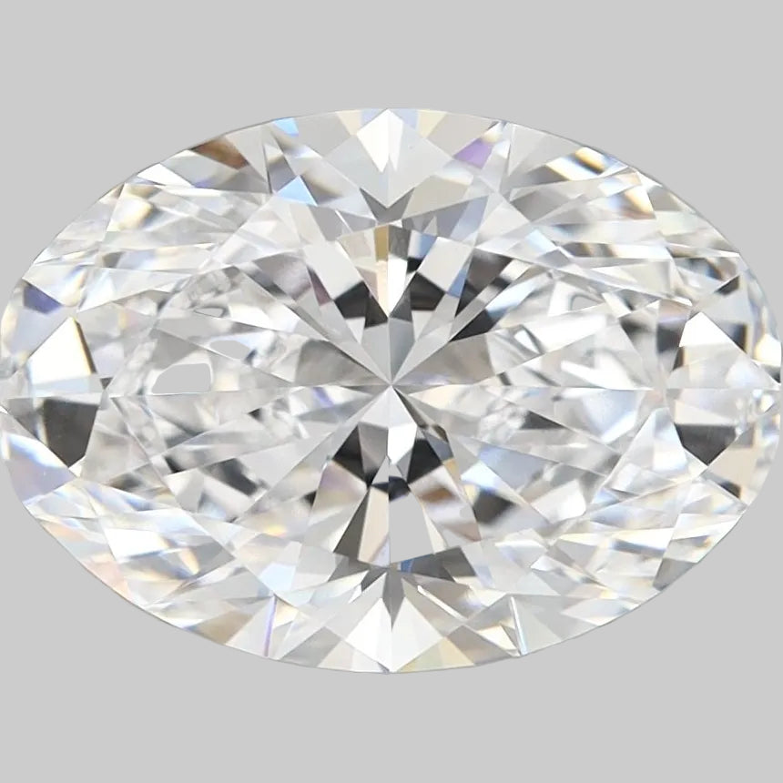 OVAL 3.57ct D VVS2 CC5F7384F EXCELLENT