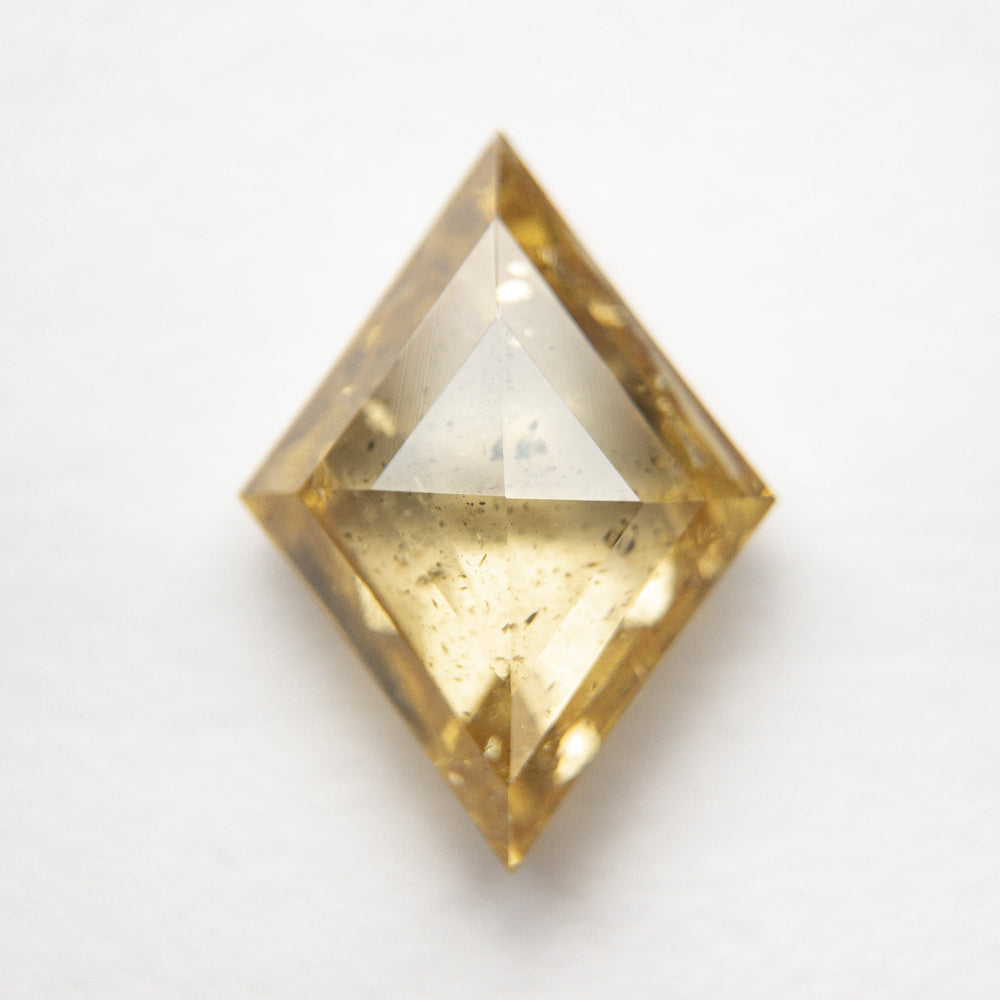 2.67ct 12.63x9.33x3.92mm Apricot (Fancy Orange-Yellow) Lozenge Rosecut 18857-01