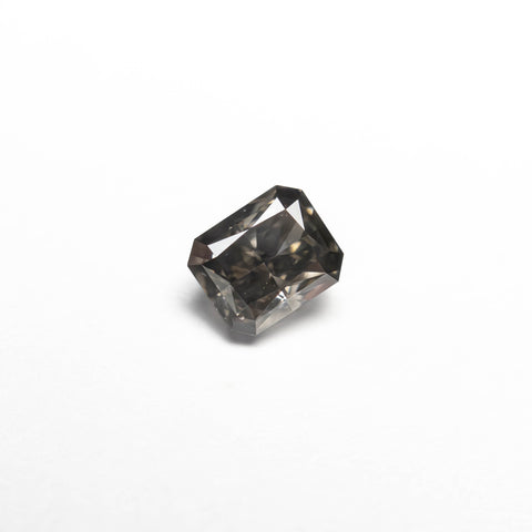 0.36ct 4.23x3.51x2.41mm Fancy Grey Cut Corner Rectangle Brilliant 19923-47