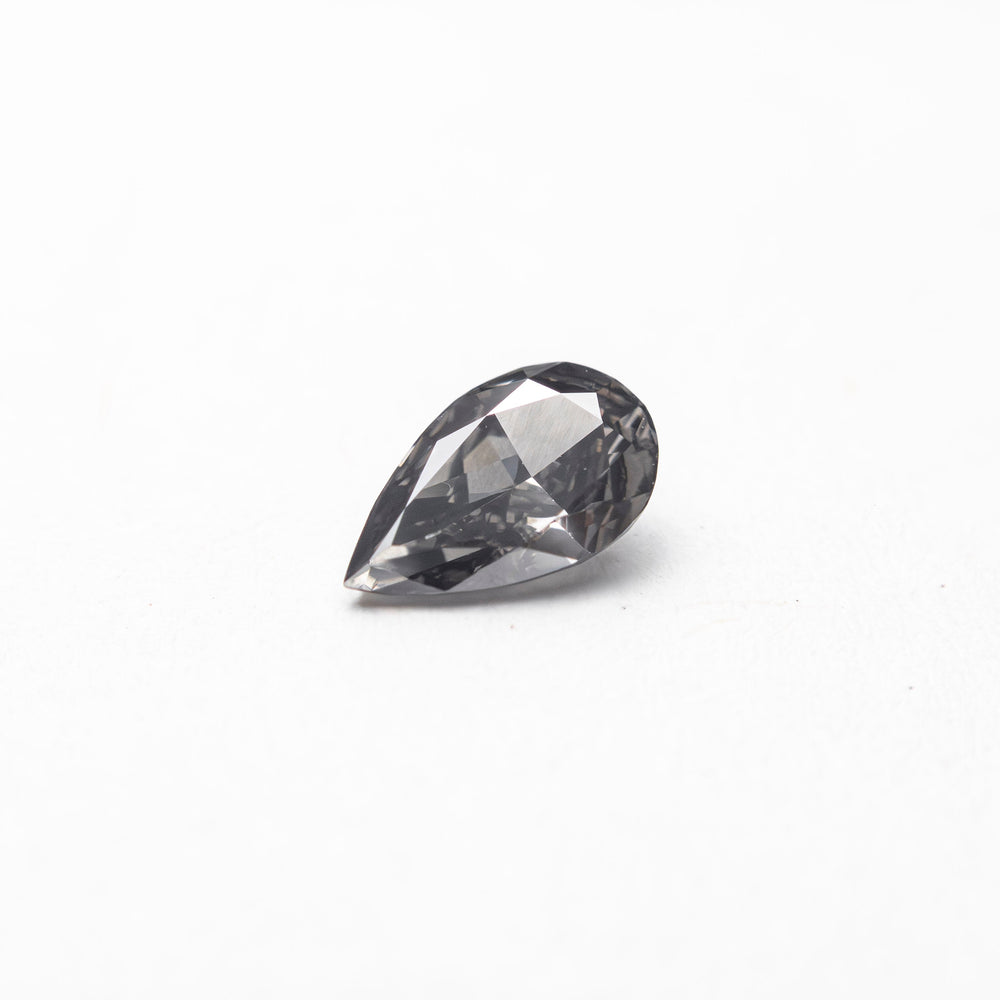 0.30ct 5.94x3.62x2.14mm Fancy Grey Pear Brilliant 19923-57