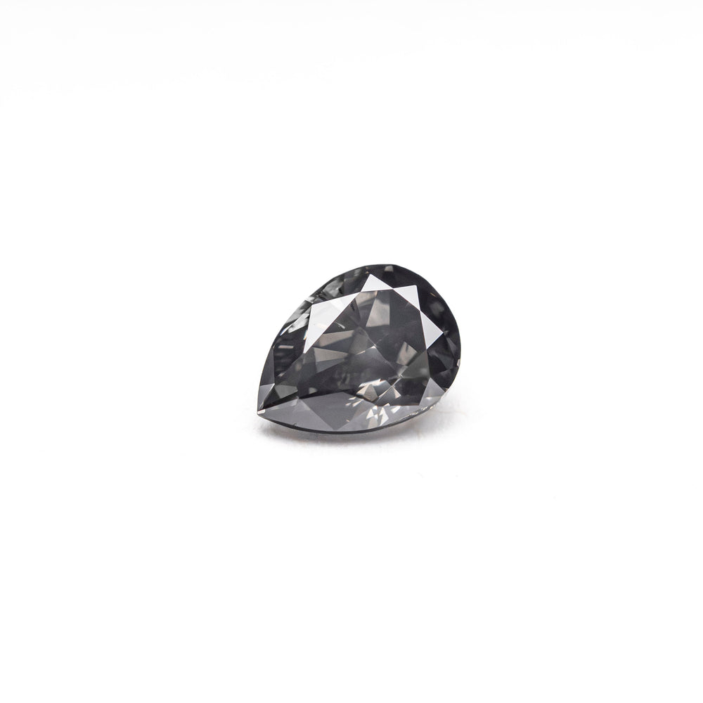 0.36ct 5.23x3.89x2.42mm Fancy Grey Pear Brilliant 19923-58
