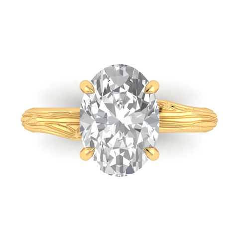 Custom Branch Hidden Halo Ring