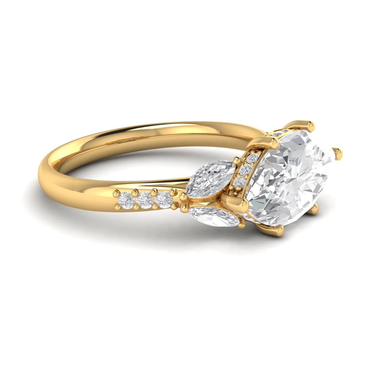 Custom East West Marquise