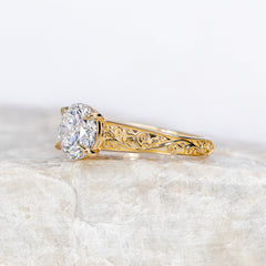 Seraphina ~ Engraved Engagement Ring