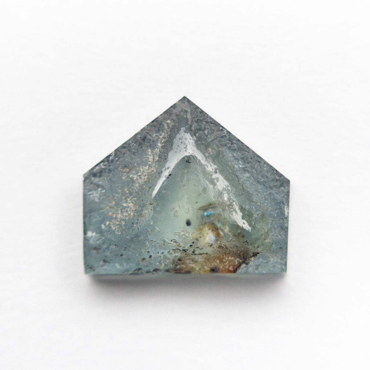 3.44ct 10.04x8.79x3.31mm Shield Slab Sapphire 22222-01