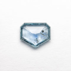 1.23ct 7.34x6.15x2.28mm Shield Rosecut Sapphire 22434-62