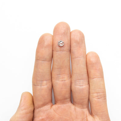 0.84ct 6.03x5.44x2.99mm Hexagon Rosecut 25806-22