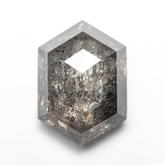 4.33ct 12.52x8.86x4.31mm Hexagon Rosecut 27554-01