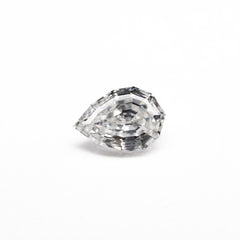 0.59ct 6.53x4.42x2.91mm SI1 F Geo Pear Step Cut 🇨🇦 27644-01