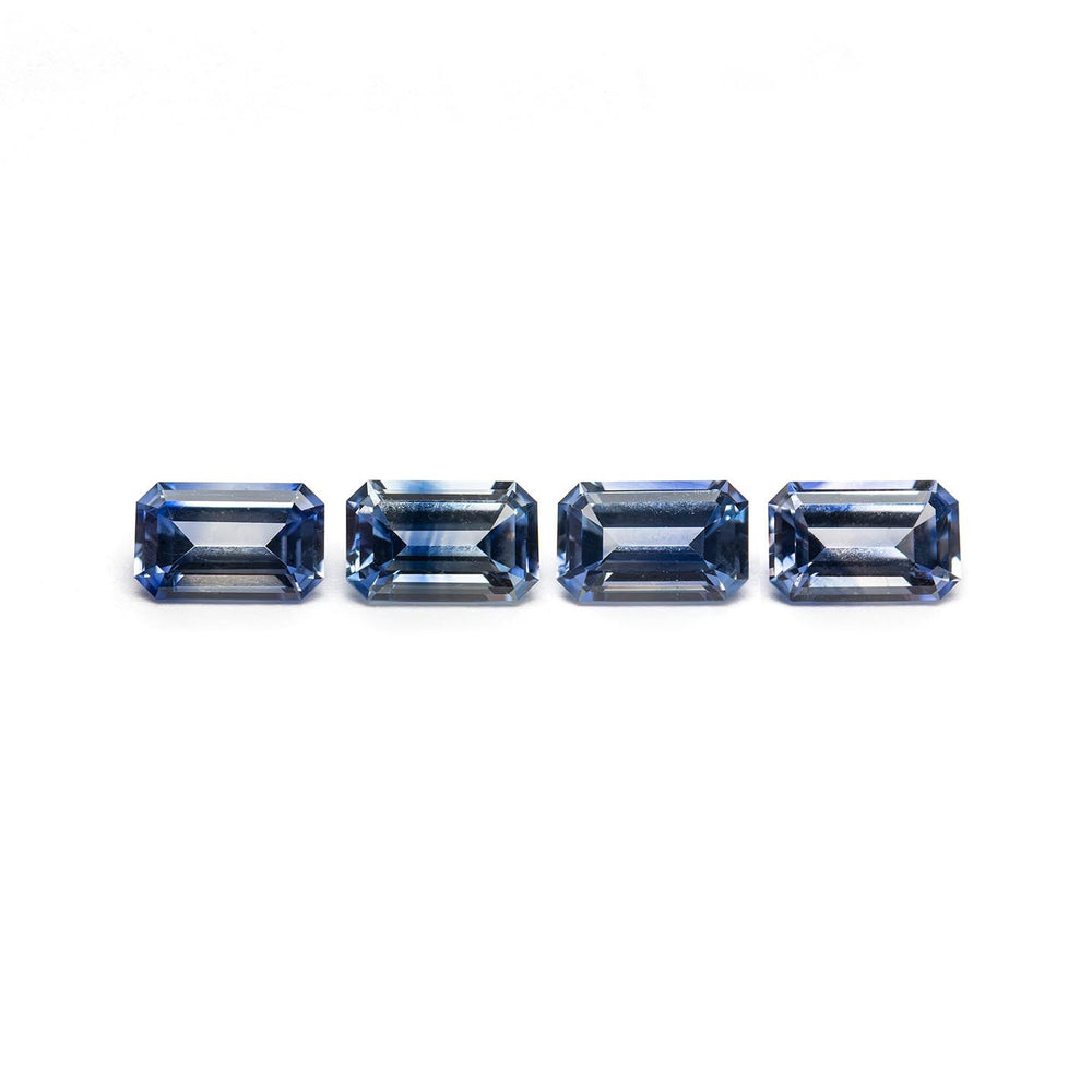 1.84cttw 4pc 5.5x3.5mm Cut Corner Rectangle Step Cut Sapphires 27723-01