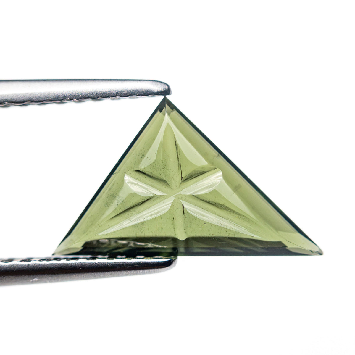 1.33ct 7.38x12.60x1.96mm Triangle Fantasy Cut Sapphire 27762-04
