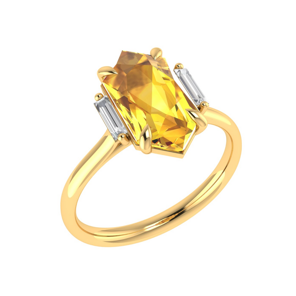 Custom Hexagonal Sapphire