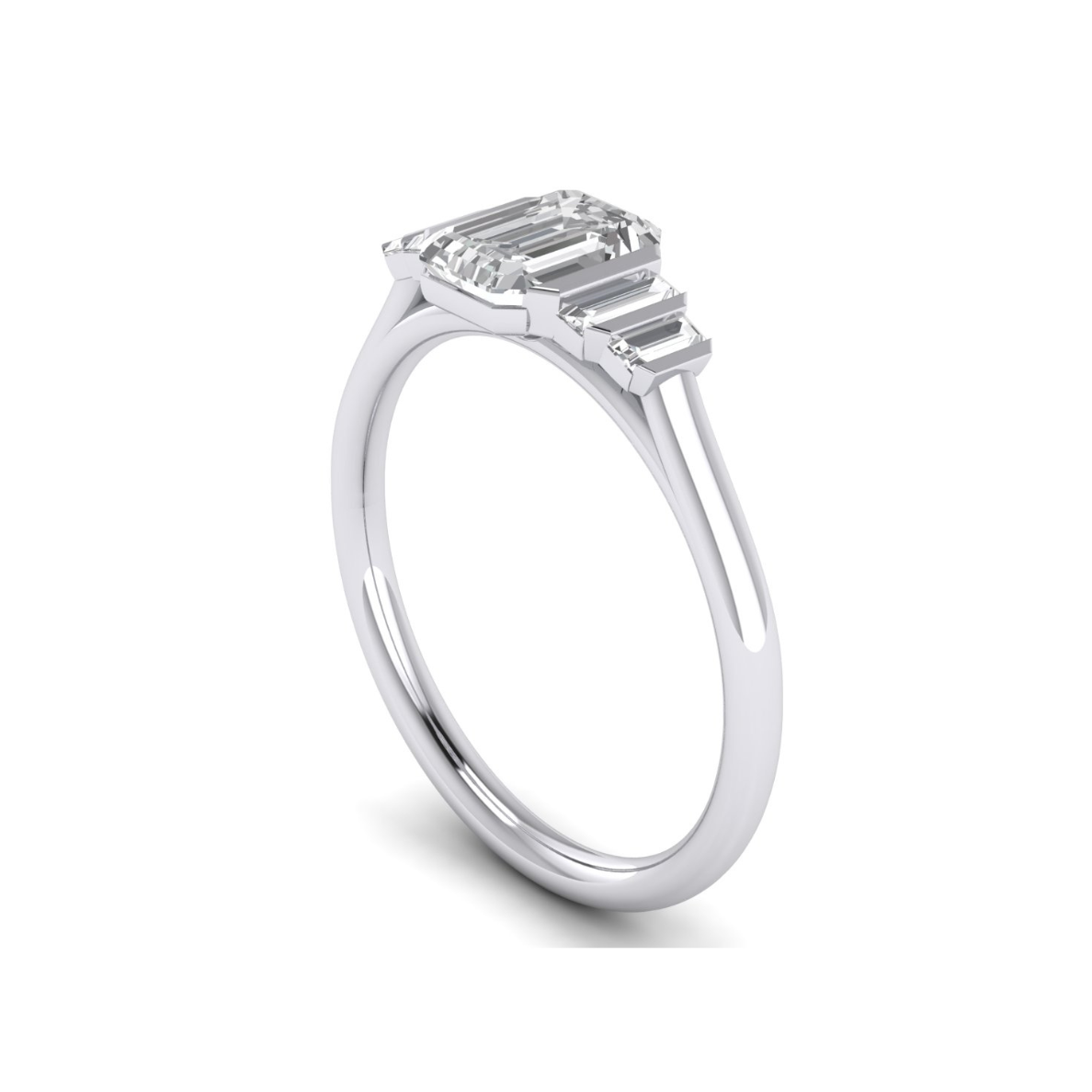 Custom Bar Set Emerald Cut