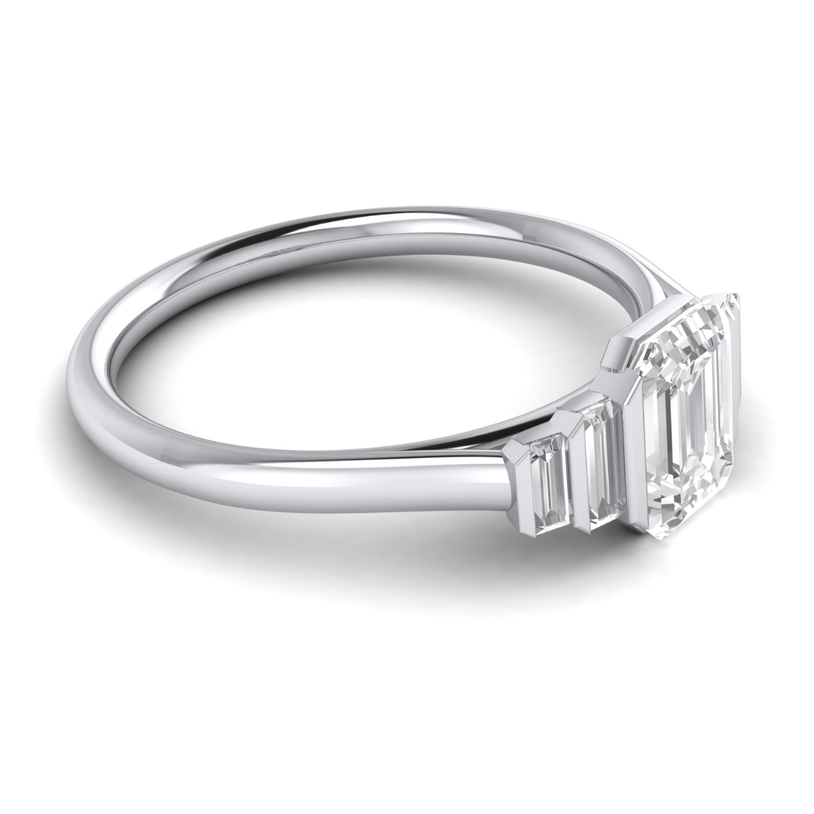Custom Bar Set Emerald Cut
