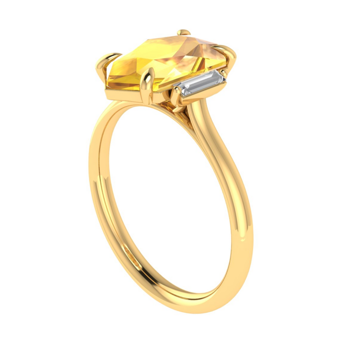 Custom Hexagonal Sapphire