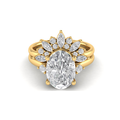 Custom Tiara Ring Set