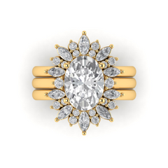 Custom Tiara Ring Set