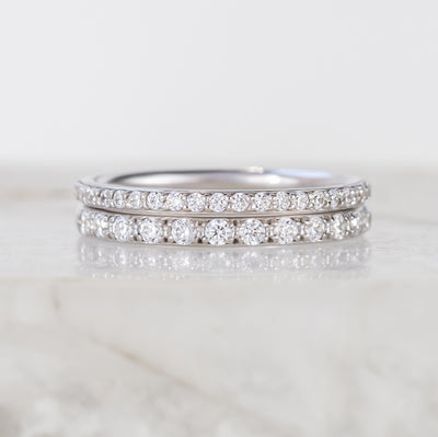 Amanda ~ Diamond Wedding Band