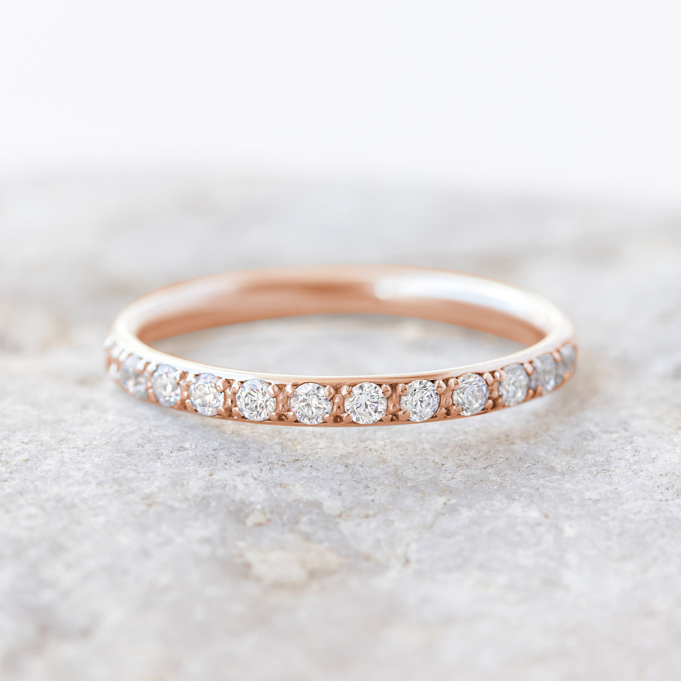 Amanda ~ Diamond Wedding Band