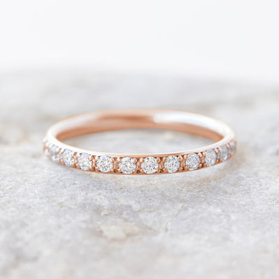 Amanda ~ Diamond Wedding Band