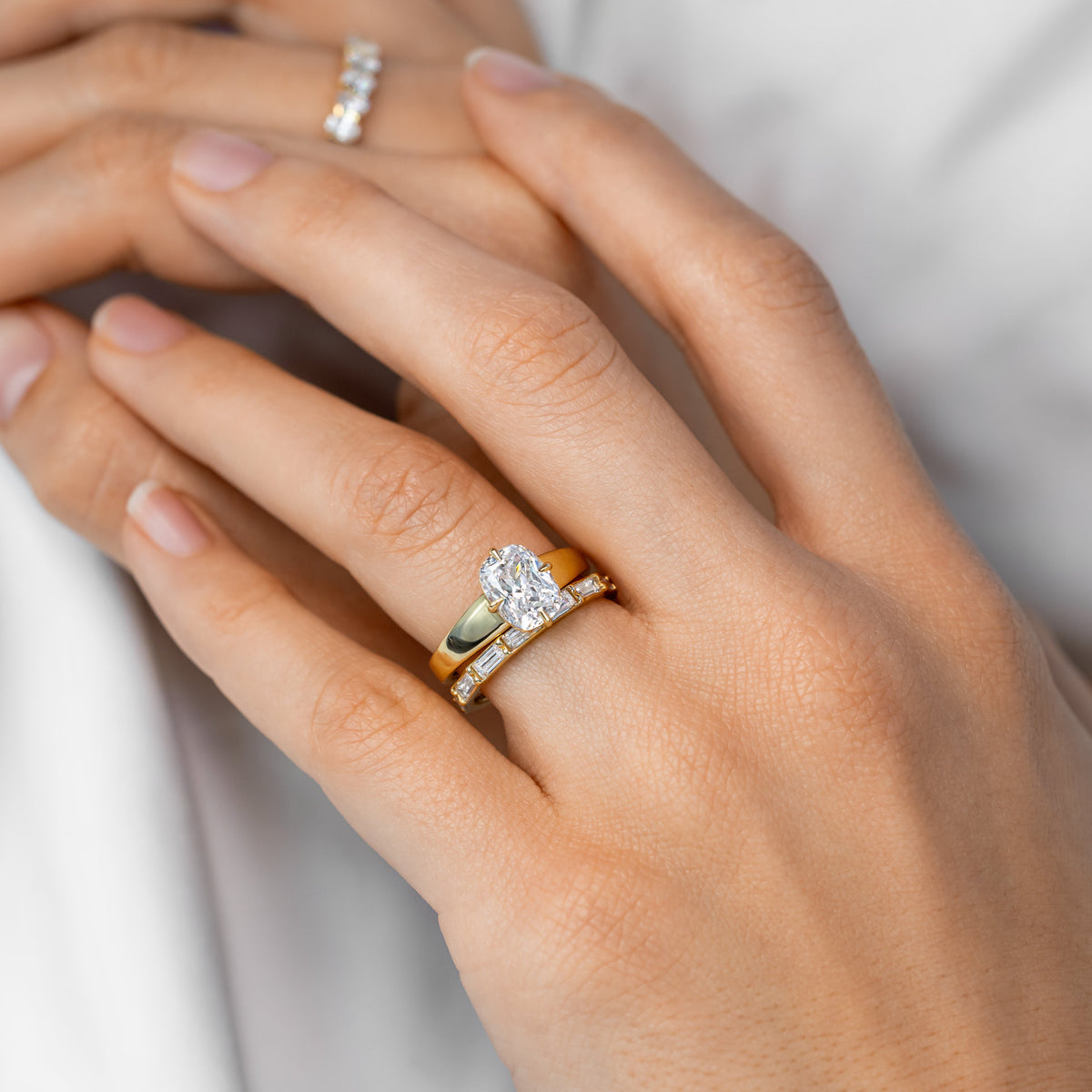 Anika ~ Diamond Baguette Ring