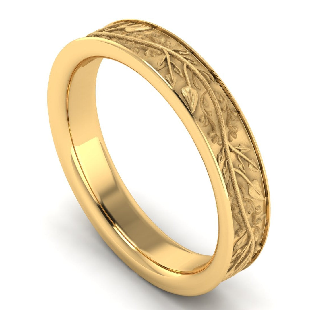 Custom Leaf and Vine Band