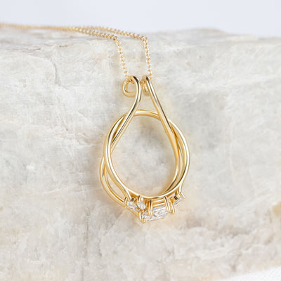 Aspen - Ring Holder Necklace ~ Ready to Ship