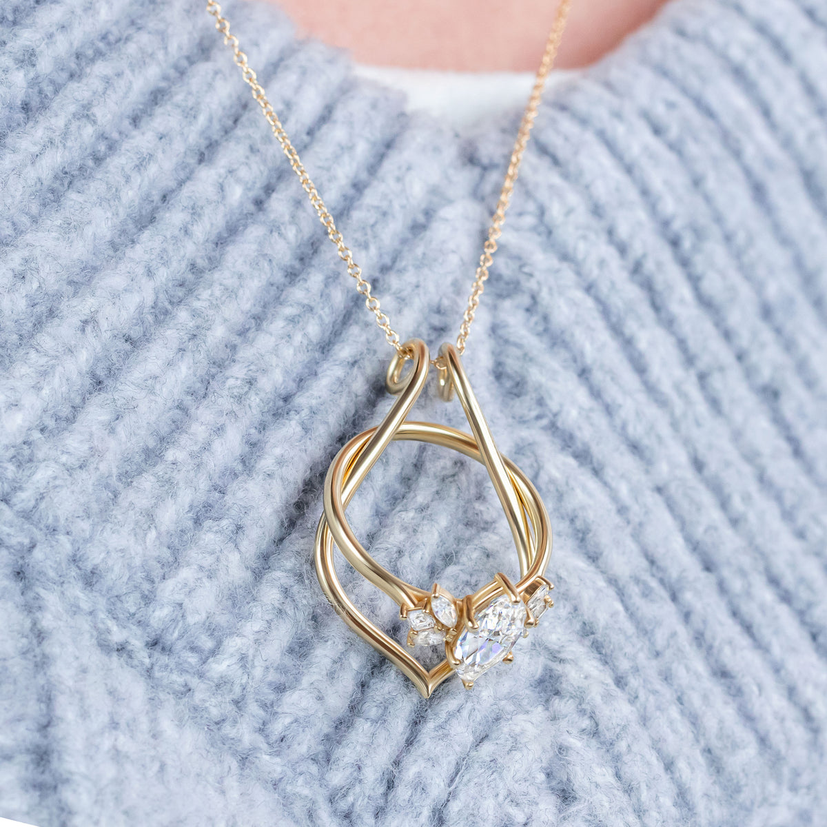 Aspen - Ring Holder Necklace