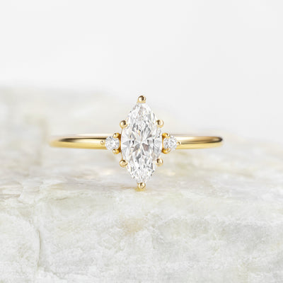 August ~ Marquise Cut Ring