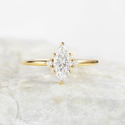 August ~ Marquise Cut Ring