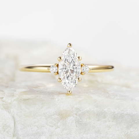 August ~ Marquise Cut Ring