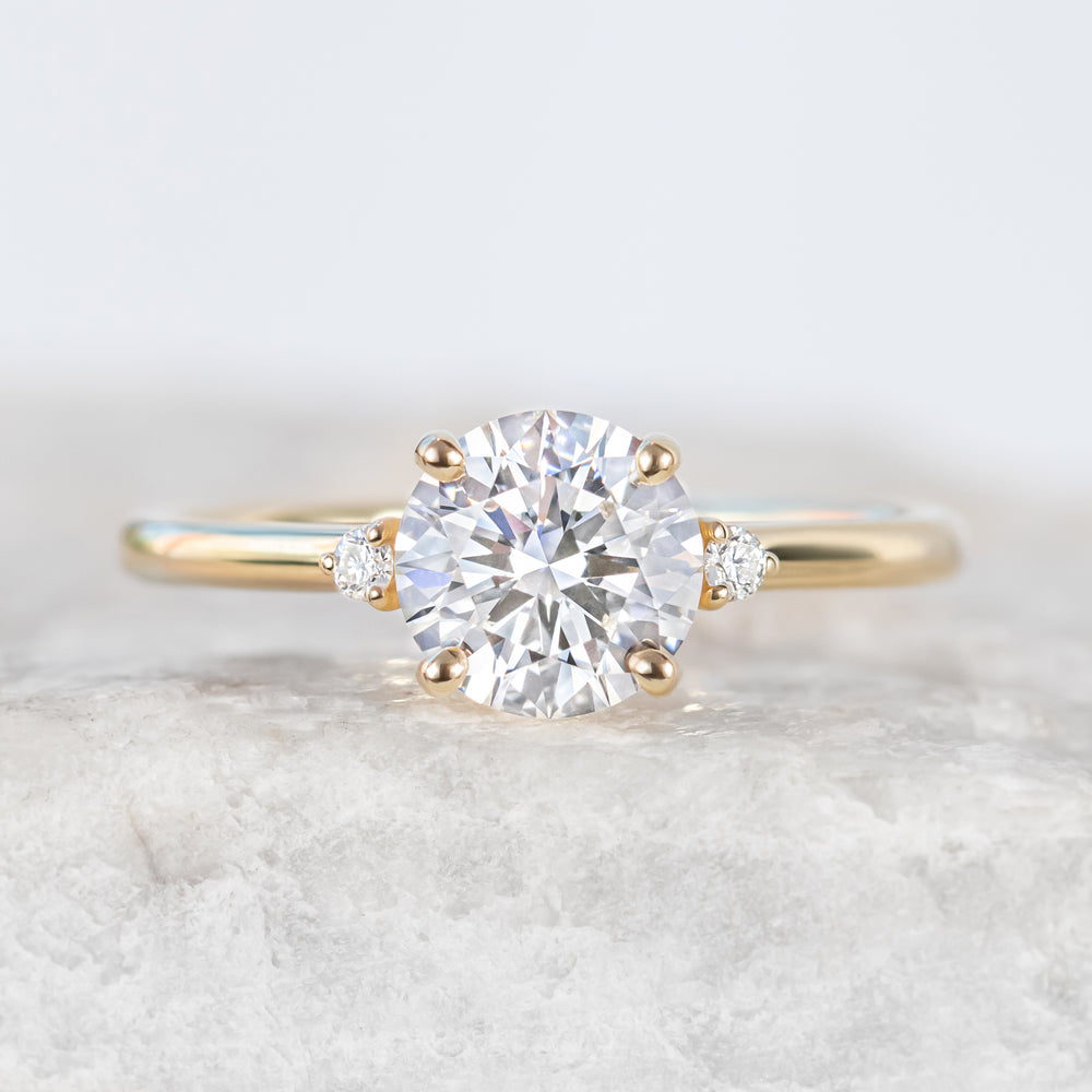 August ~ Round Brilliant Cut Ring